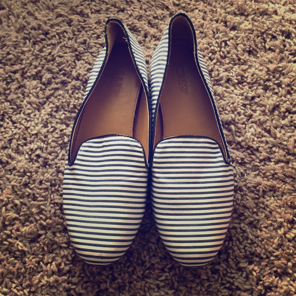 J. Crew Striped Flats